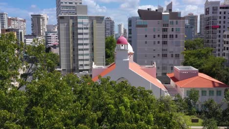 parroquia stella maris iglesia católica toma cinematográfica de drones