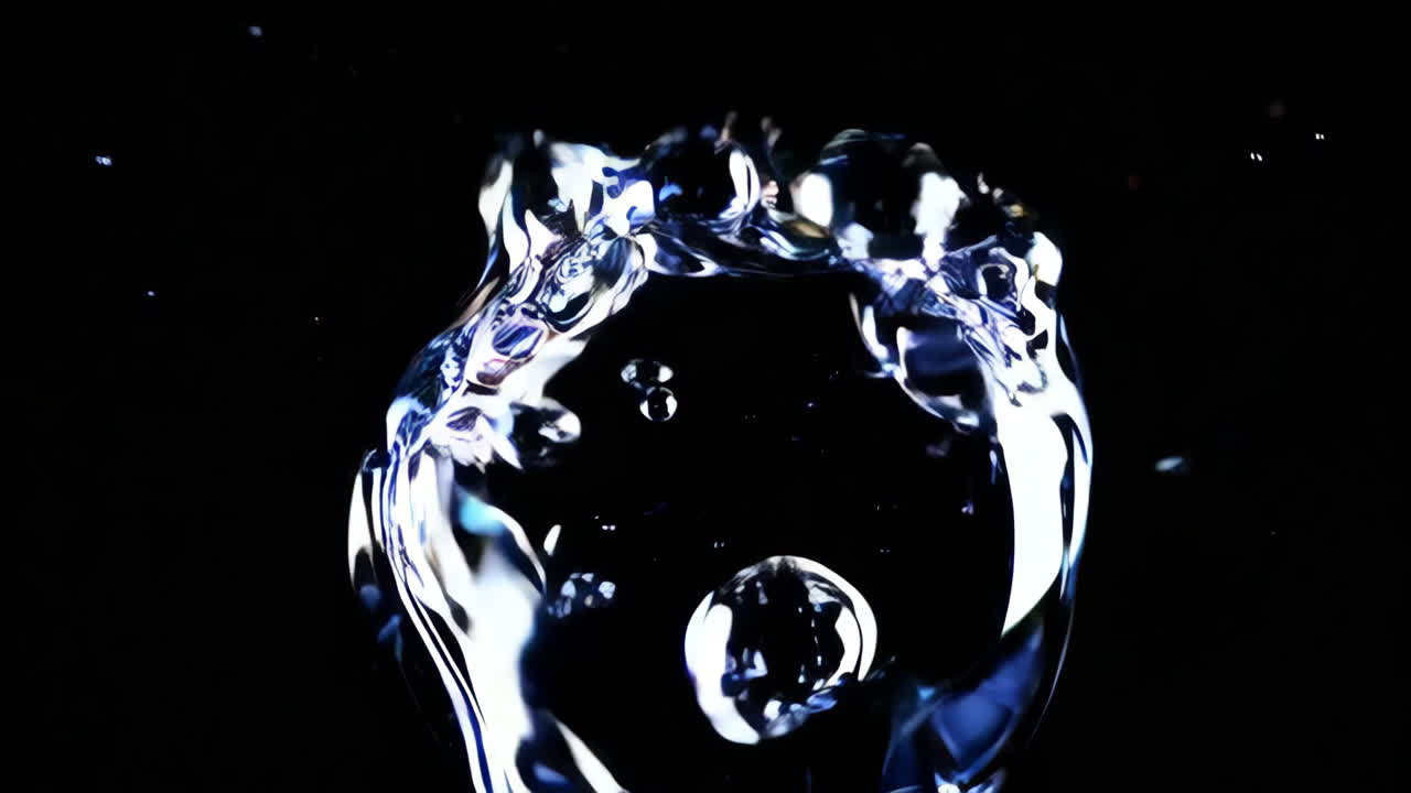 물 스플래시 근접