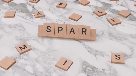 Sparwort-Auf-Scrabble