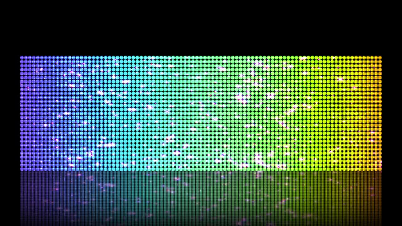 무대 반이는 led 라이트 루프 애니메이션