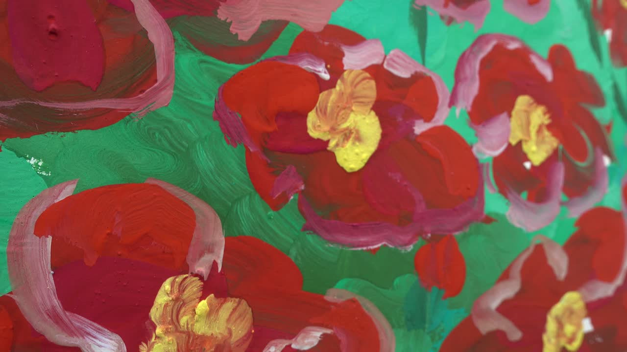 Абстрактный рисунок цветов