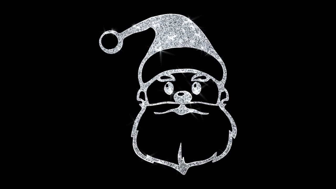 Santa Claus Head Graphic Design