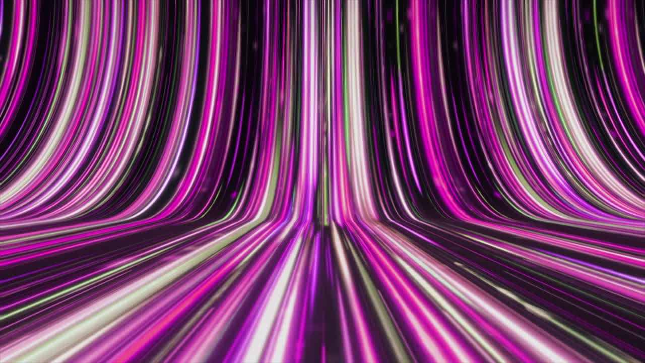 Abstract Glowing Lines Background
