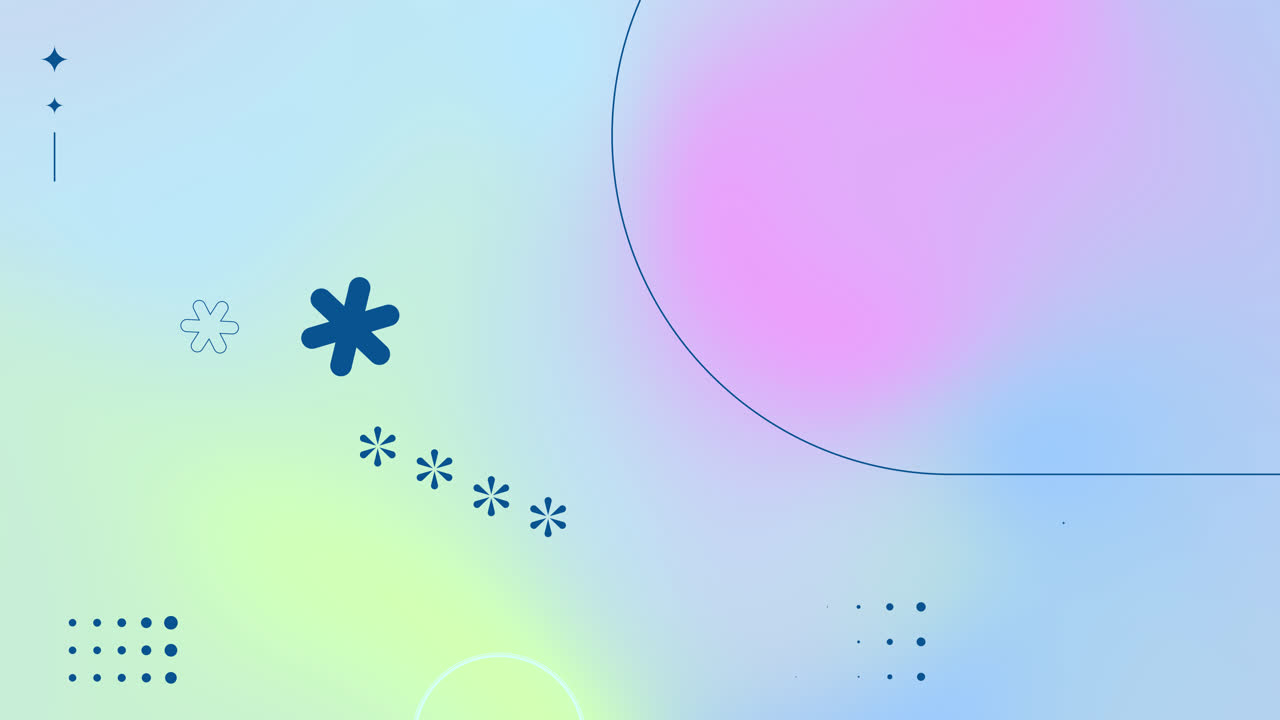 Abstract Geometric Gradient Background with Minimal Shapes