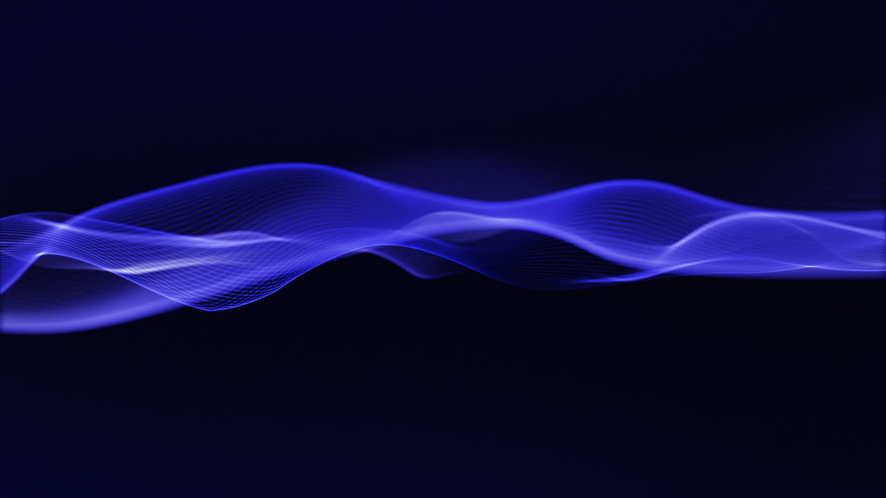 Soft Glowing Blue Motion – Gentle Wave Pattern Background