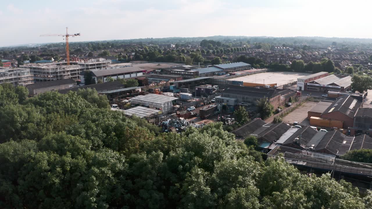 снимок с беспилотника крупного организованного полигона для утилизации отходов великобритания