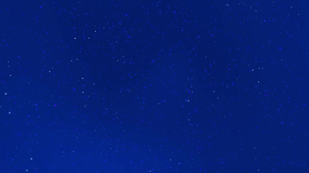 Scintillating Blue Background with Floating Glittering Particles, Twinkling Lights, and Ethereal Glow in a Festive and Magical Atmosphere