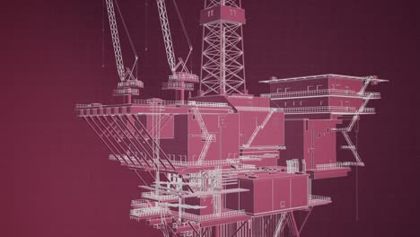 plataforma de petróleo y gas