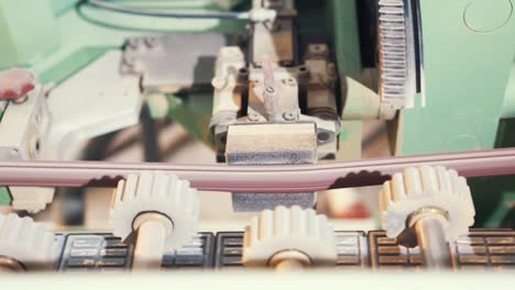 wood processing machine in action