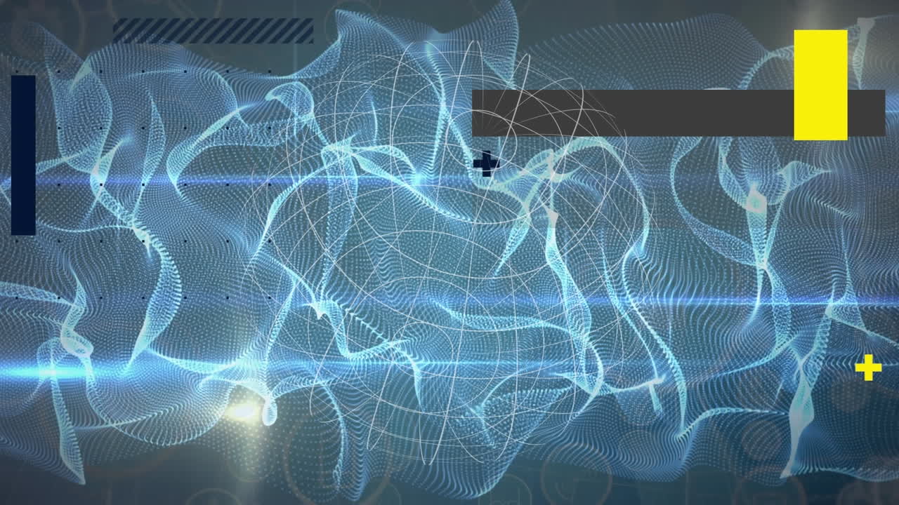 Animation of networks and data processing