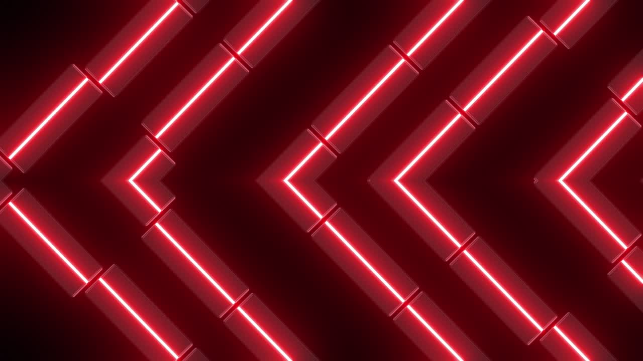 추상적인 네온 기하학적 패턴