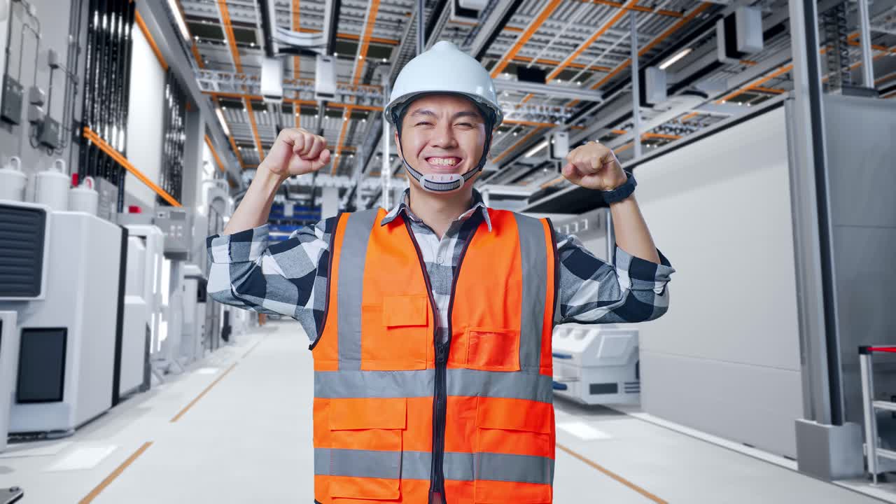 행복한 공장 노동자