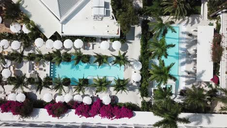 Beach-Suites-luxury-Swimming-Pool-drone-shot