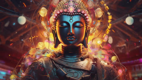 estatuas de buda generadas con ai
