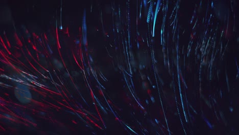 colorful dust particles light trails
