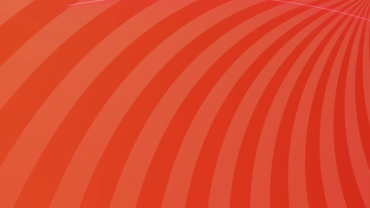 원활한 루프에서 회전하는 오렌지색 줄무의 애니메이션