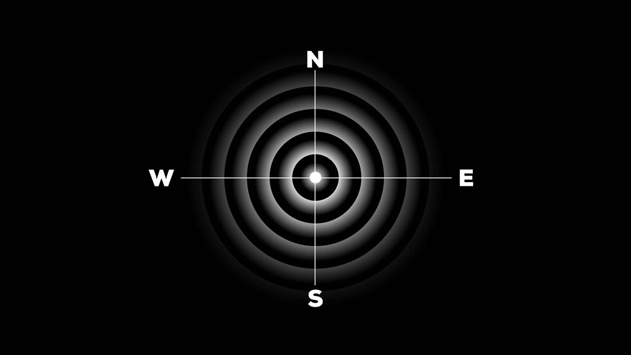 Compass Rose with Target