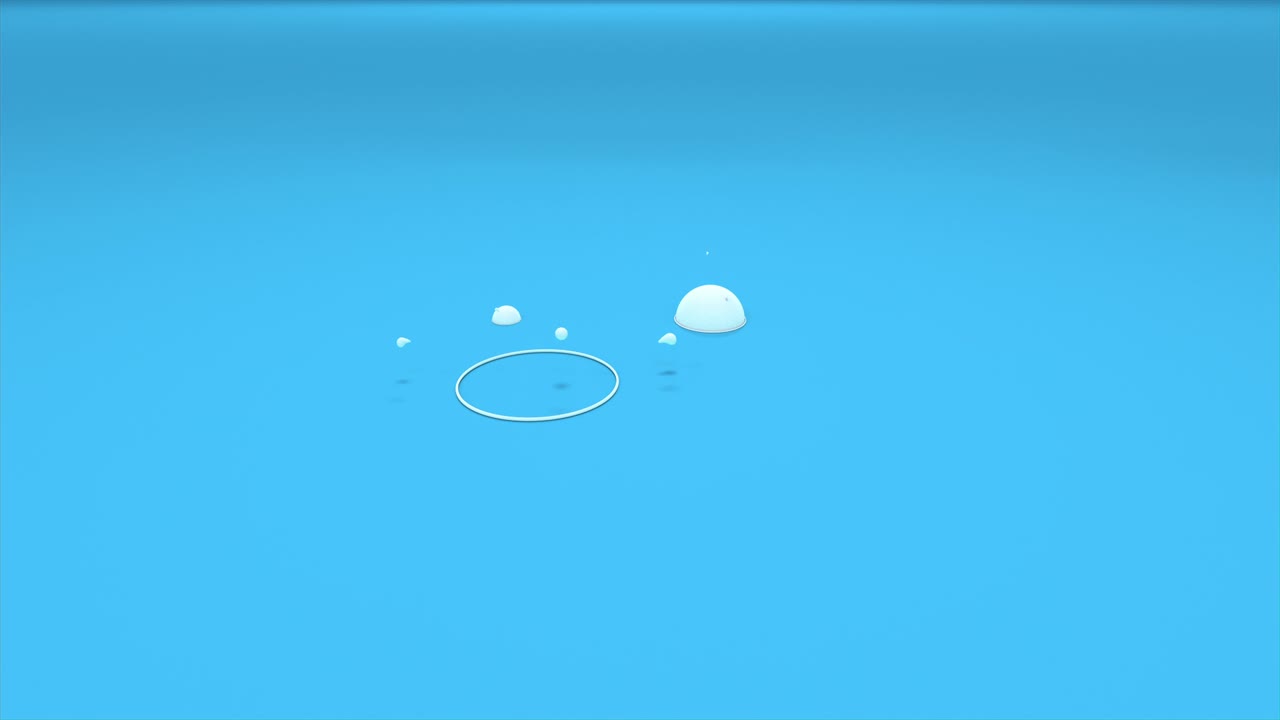 거품 공기 개념 - 애니메이션 만화 거품 공기는 태어나고 깨지고 계속 이어집니다.