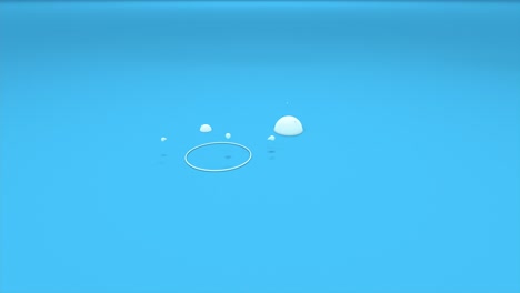 conceptos de burbujas de aire - animación dibujos animados burbujes de aire nacen y se rompen seguir y seguir