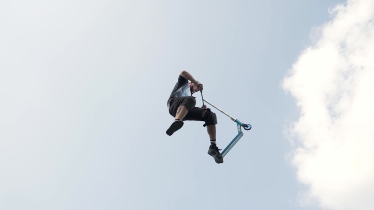 Scooter Tricks in the Sky