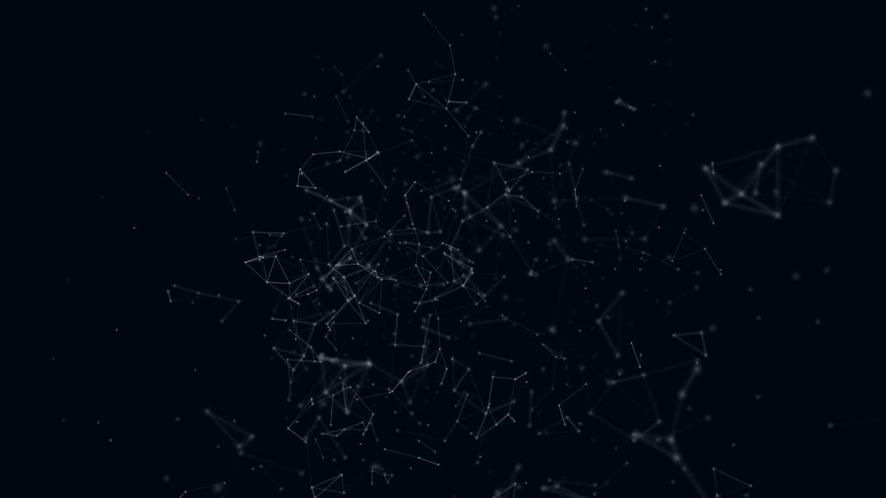 poligonal con puntos y líneas de conexión