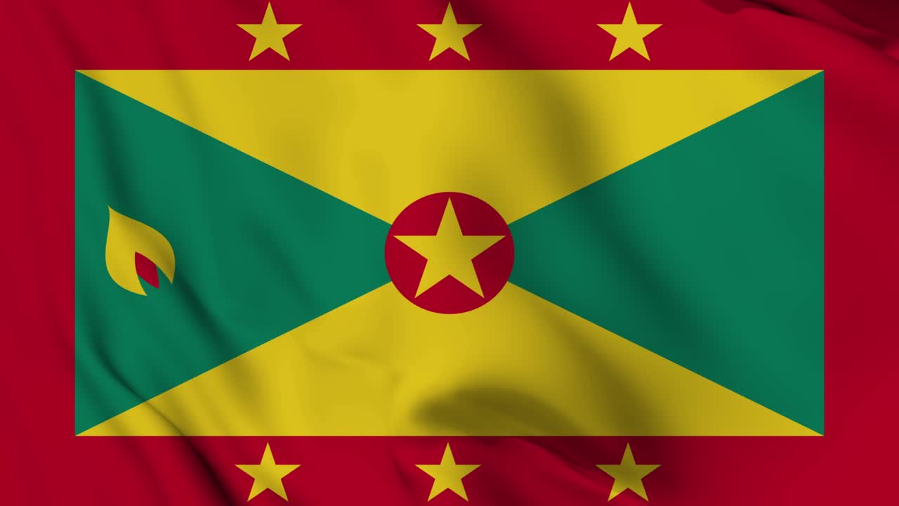 la bandera de granada es una animación sin fisuras.