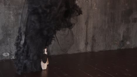 ballet dancer in black
