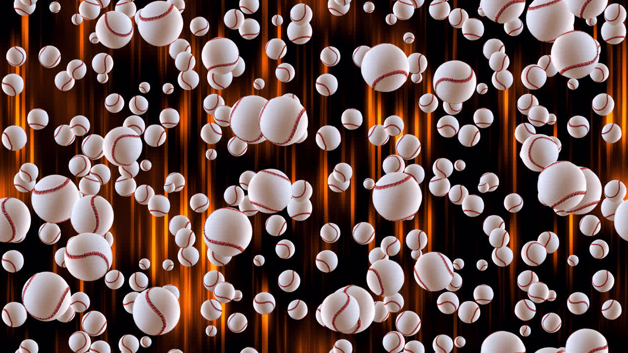 야구 공 배경 루프 타일 야구