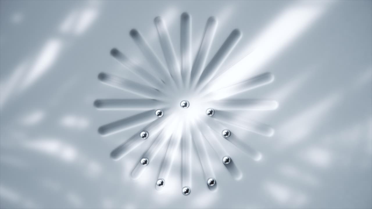 구체와 함께 추상적인 기하학적 디자인