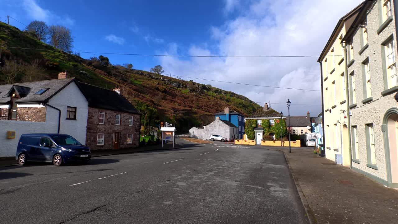Passage East Waterford Ireland village square traditional fishing village spring day
