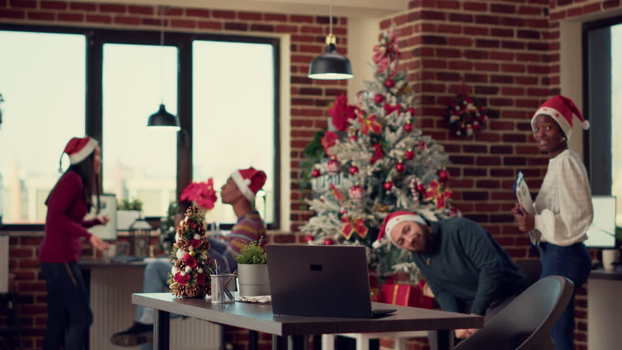 Happy woman feeling excited after getting fired