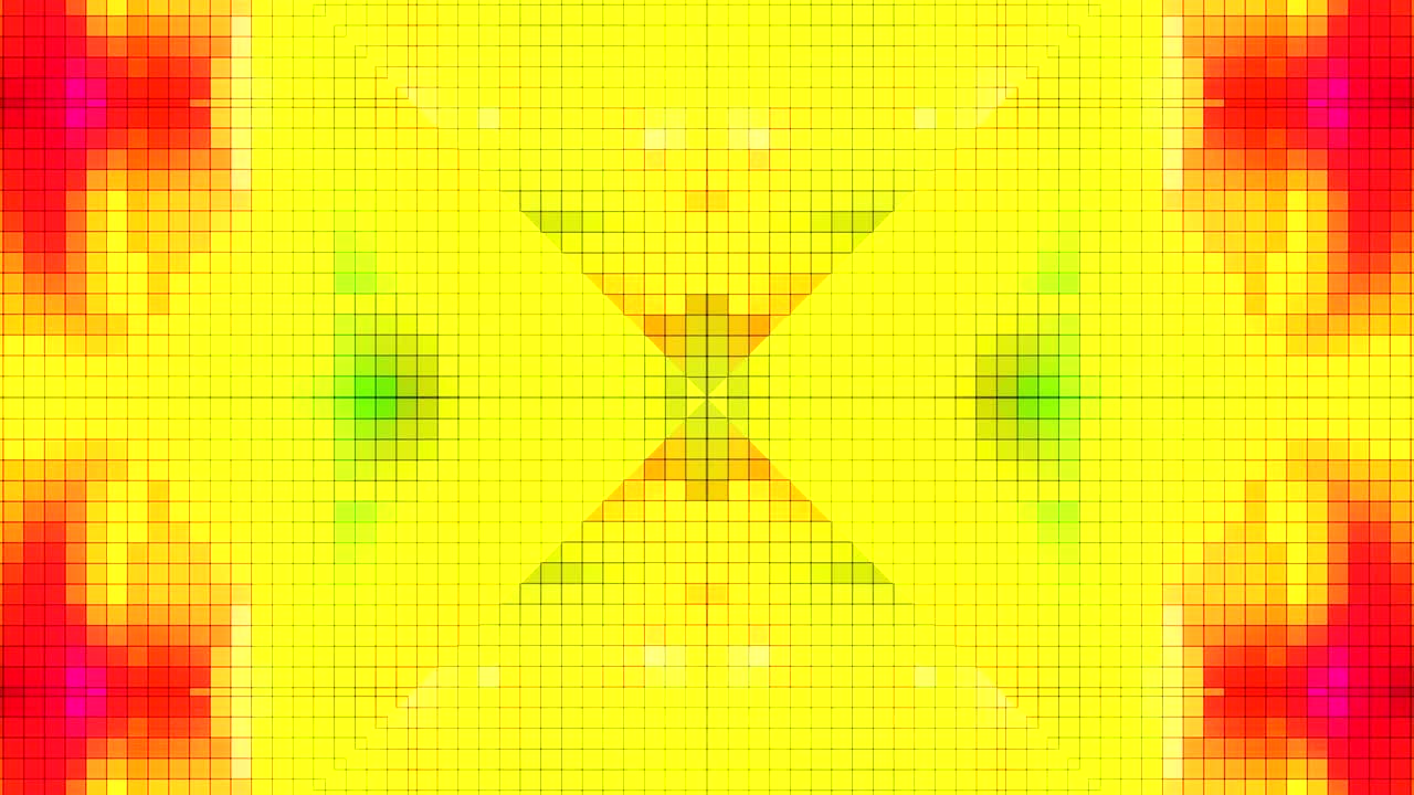 kaleidoscopio en movimiento. gráficos en movimiento de 4k