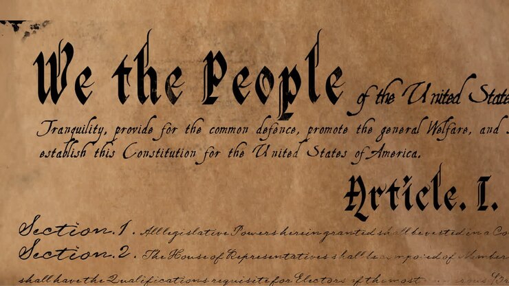 Written constitution of the United States 4k