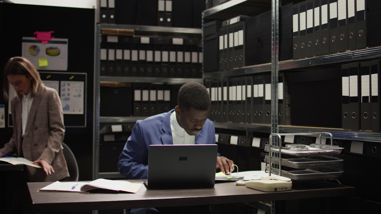Employees working in office