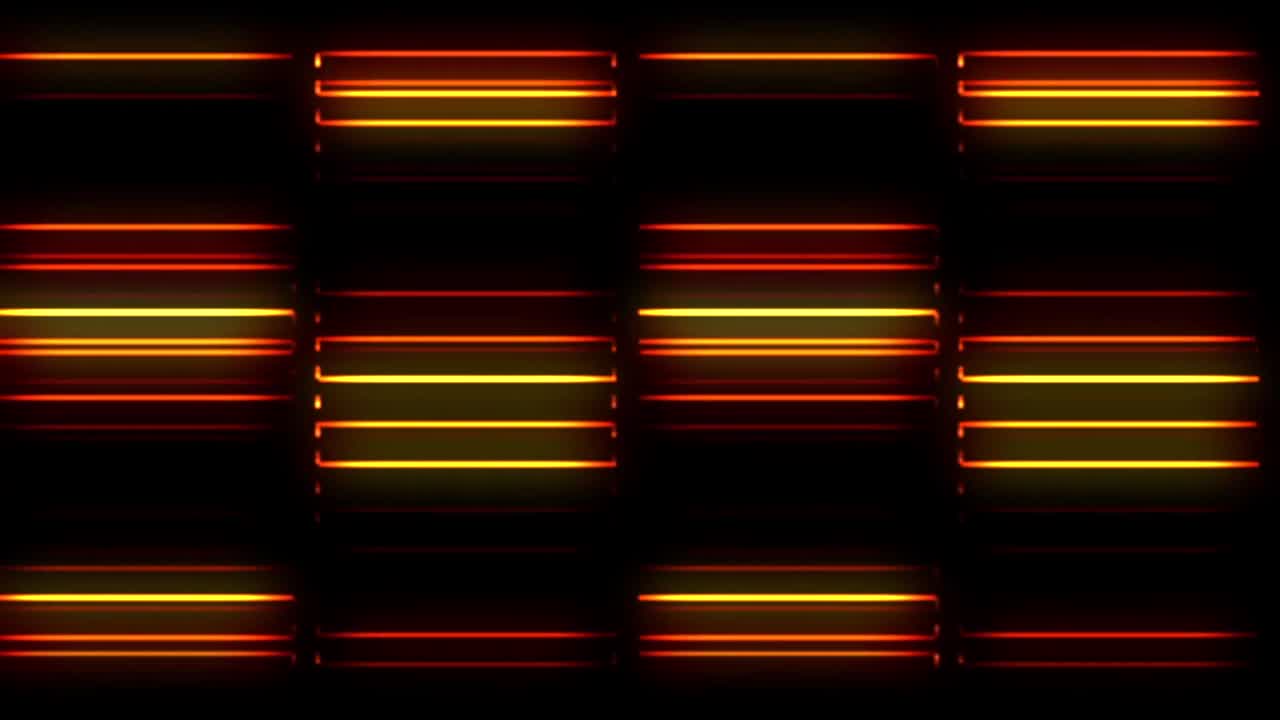 paredes de iluminación led de escenario en movimiento líneas de neón abstractas y fondo de movimiento de tubo de luz de neón