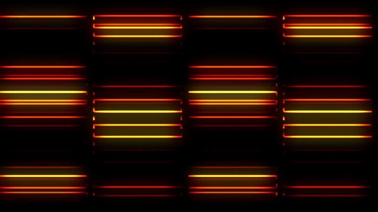 Stage led lighting walls Moving abstract neon lines and Neon light Tube Motion Background