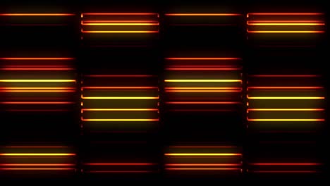 paredes de iluminación led de escenario en movimiento líneas de neón abstractas y fondo de movimiento de tubo de luz de neón