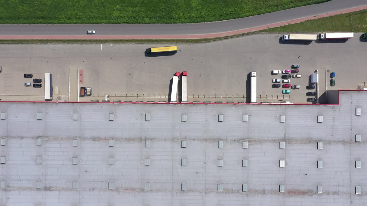 imágenes aéreas de un gran complejo industrial. vista de dron