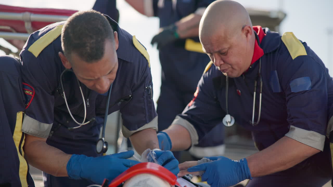 구급대원, 사고 피해자