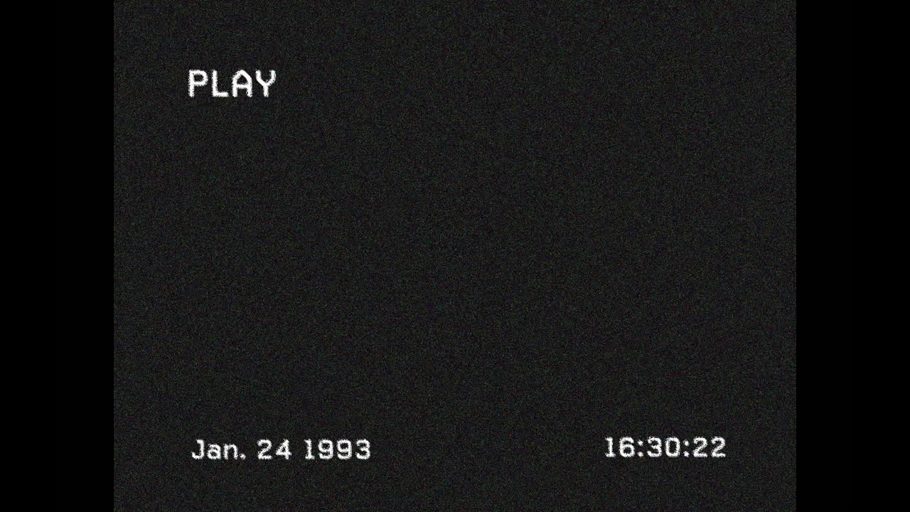 검은 바탕에 움직이는 간섭의 애니메이션