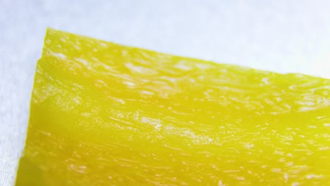 yellow, red, orange bell pepper slices rotating.