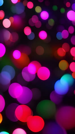 abstract colorful bokeh lights creating vibrant and festive atmosphere