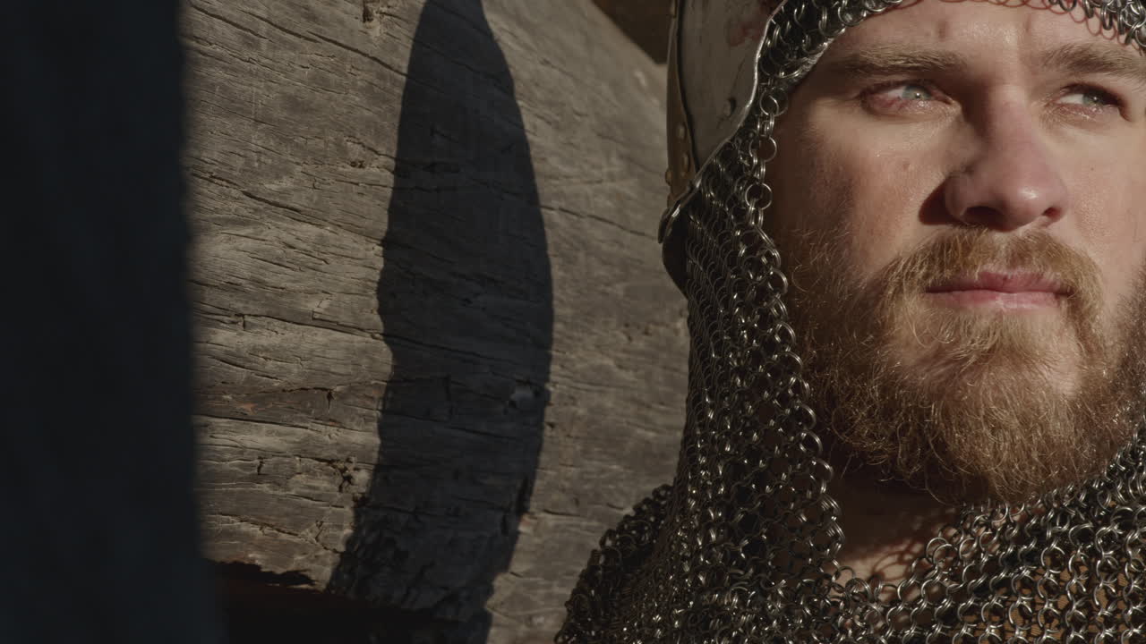 retrato de un caballero medieval