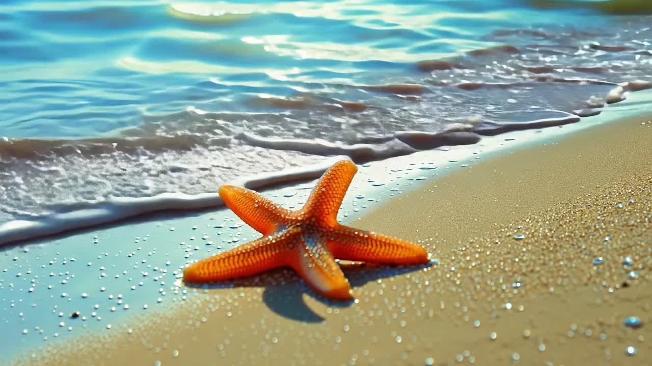 estrella de mar en la playa