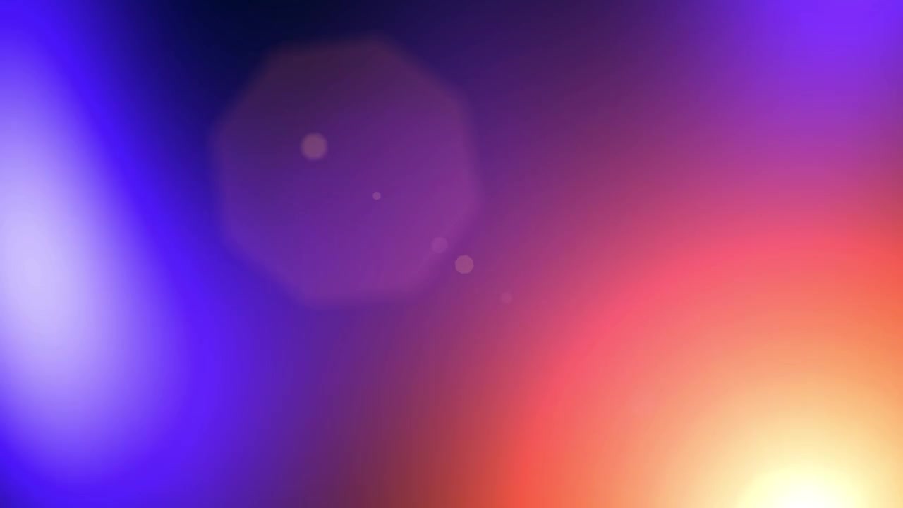 Dynamic Light Leak and Lens Flare Color Transition Background