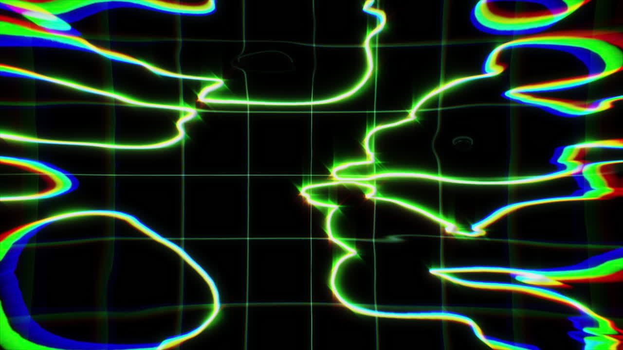 arte de glitch abstracto