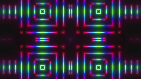 neon geometric patterns