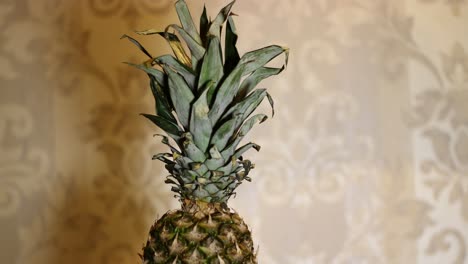 ananas de piña dulce giratoria en la mesa-1
