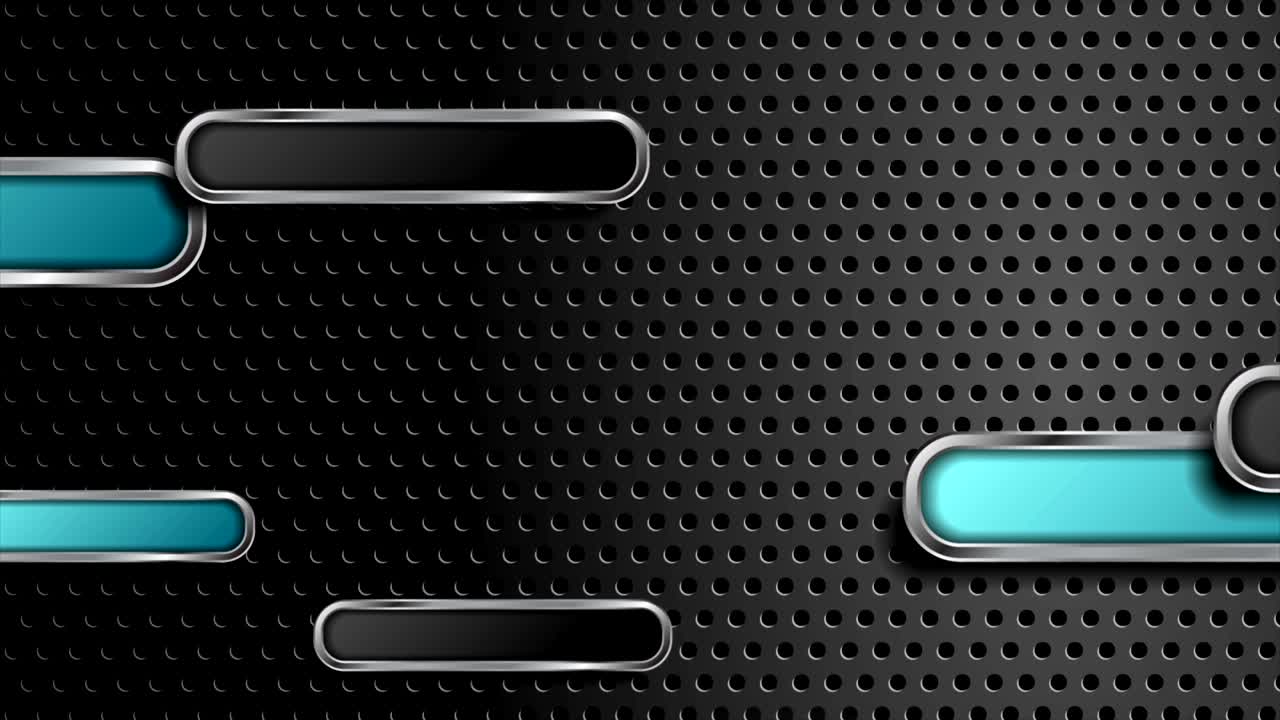 파란색과 검은색의 움직이는 요소가 어두운 구이 린 배경에 있습니다.