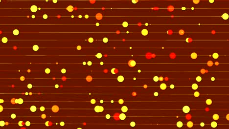 fondo abstracto animado marrón con círculos